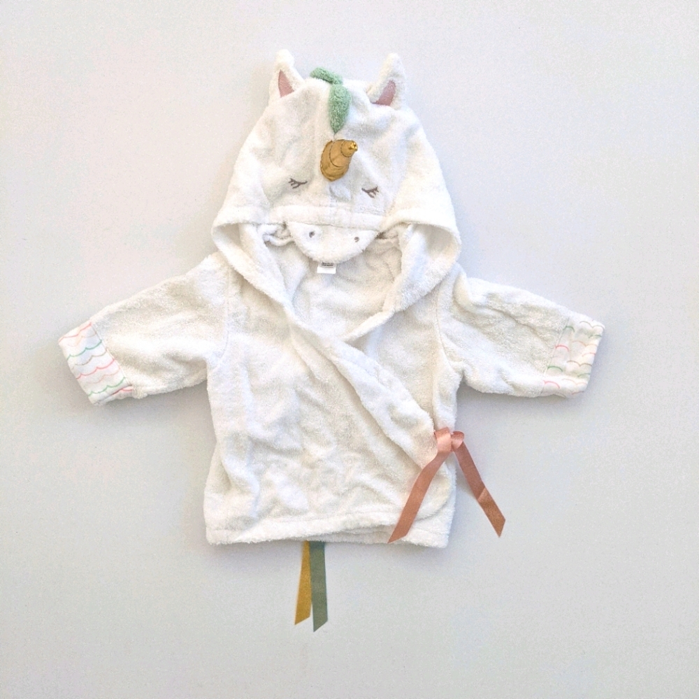 Baby Aspen Simply Enchanted Unicorn Robe 🦄 9M